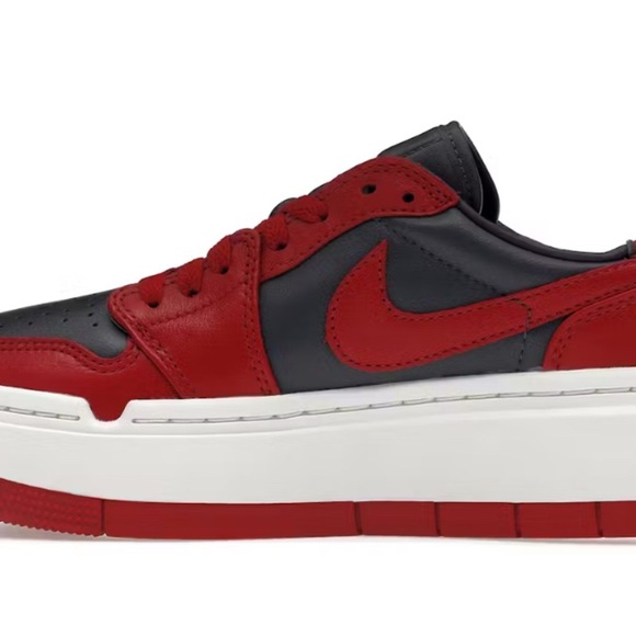 Nike women's Jordan grey and sail red Air One Low Elevate UNLV sz7 in guc - Picture 3 of 9